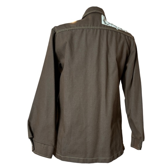 Vintage Sears Put On Shop Jacket Youth Sz 20 Cure Depeche Mode Patch 80’s - Picture 5 of 10